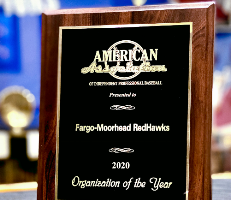 REDHAWKS NAMED 2020 AA ORGANIZATION OF THE YEAR