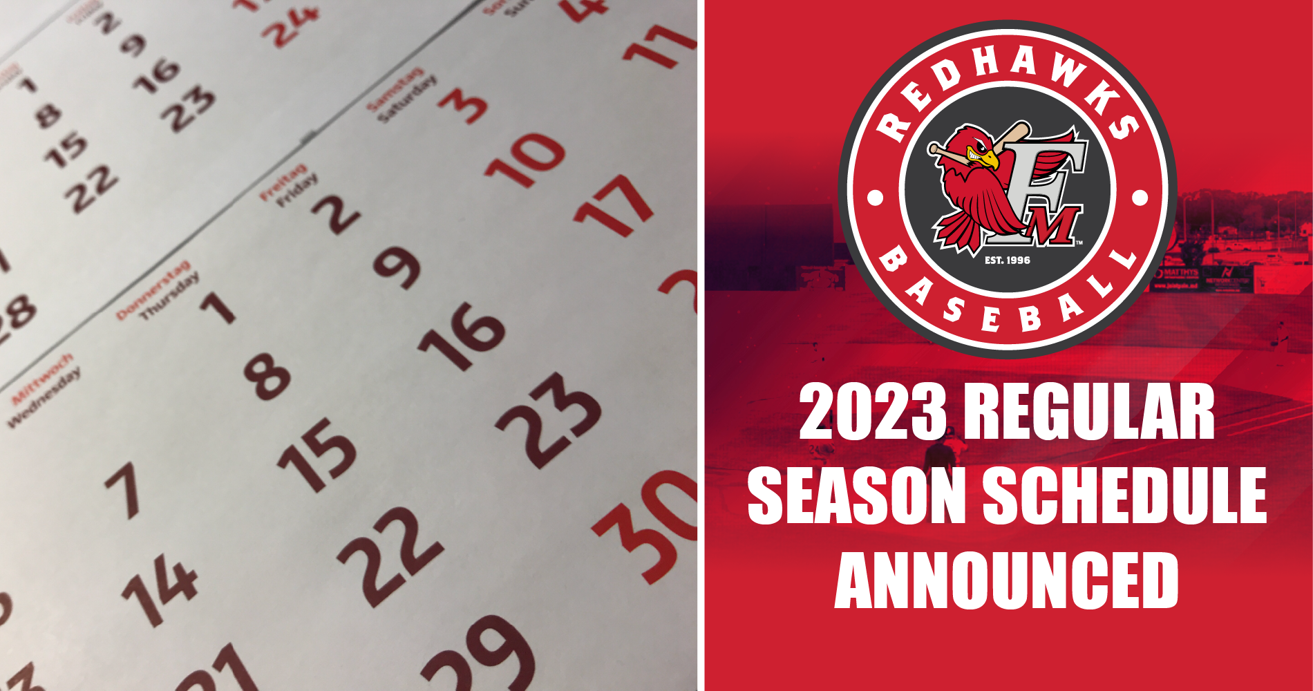 RedHawks 2023 Regular Season Schedule Announced Fargo Moorhead RedHawks