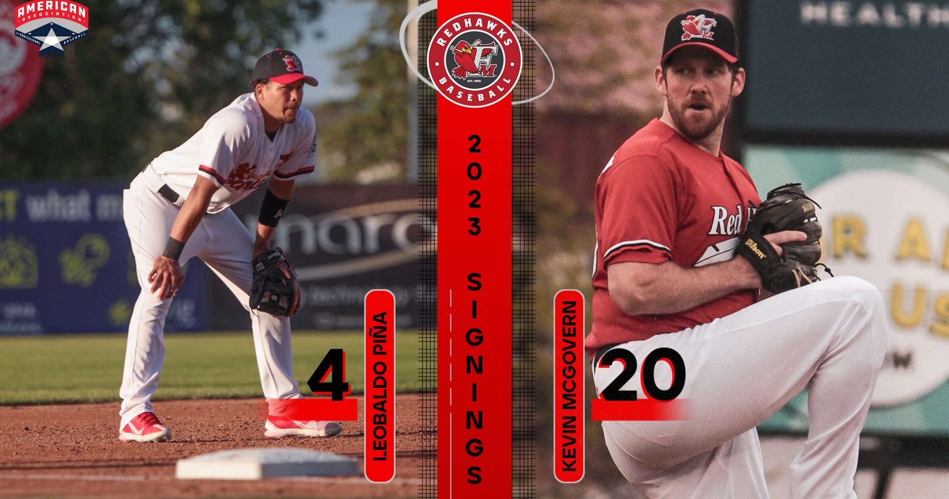 RedHawks Re-sign Pina and McGovern for 2023 Season
