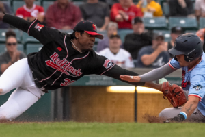 Saltdogs top RedHawks in series opener 