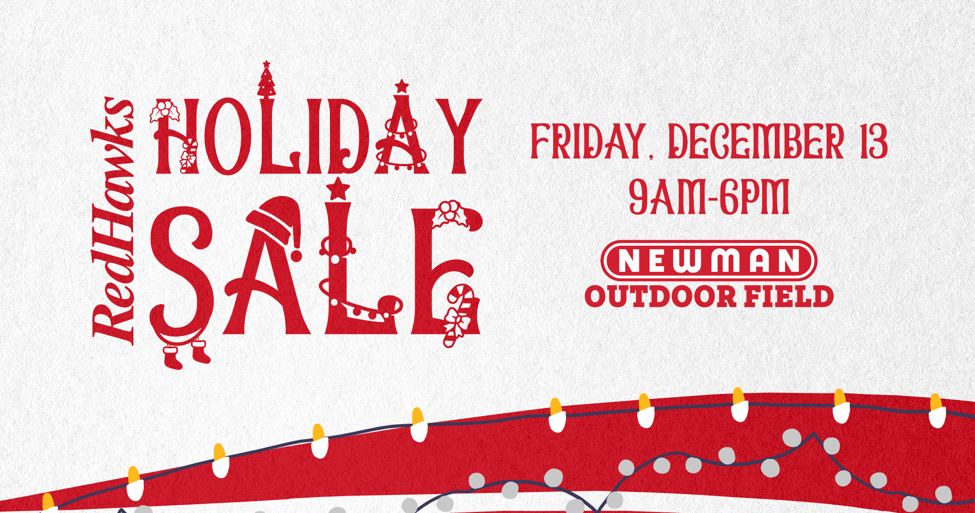 Stop By The RedHawks Holiday Sale on December 13th